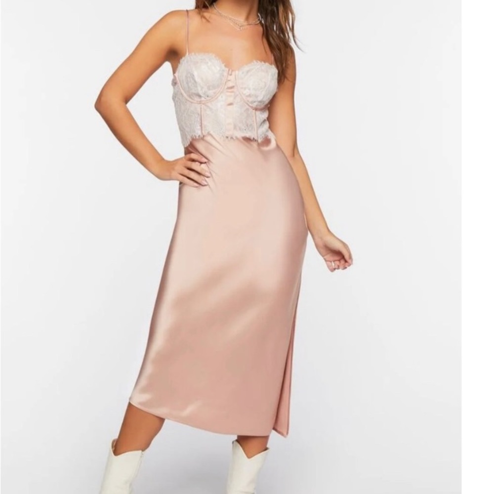 Brand new with tags small satin cami dress forever 21
